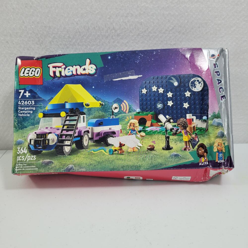 Lego Friends Space Stargazing Never Opened Box is Crushed in Spots 9724-1Clo1 - Picture 7 of 7